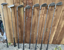 WILSON ULTRA GOLF CLUBS, RIGHT-HANDED 6 IRONS, PUTTER + DUNLOP WEDGE CHIPPER