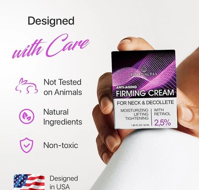 Advanced Anti-Aging Firming Cream for Neck Decollete with Retinol