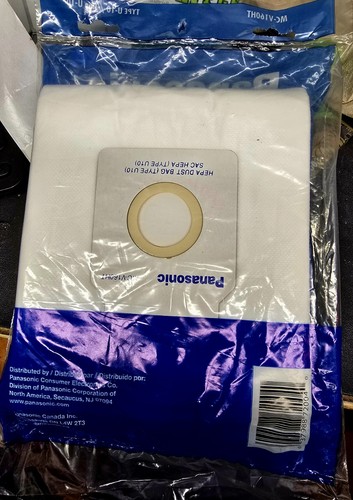 3 bolsas de vacío Panasonic tipo U-10 Mc-v160ht paquete de 2 bolsas Hepa 6 en total - Imagen 2 de 3