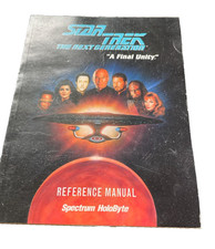 Star Trek Next Generation Final Unity Reference Manual Spectrum HoloByte 1995
