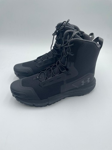 Under Armour UA Charged Valsetz Zip Tactical Boots Black/Black Mens US 12 - Picture 5 of 8