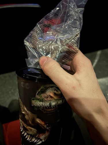 Jurassic World Rebirth Movie 2025 Cup & Topper MOVIE THEATER EXCLUSIVE NEW - Picture 9 of 9