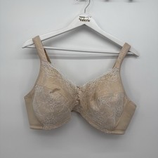 Playtex Vintage Beige Lace Wireless Bra Size 44C Classic
