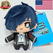Persona 3 Reload Makoto Yuki 4” Plush Keychain, 25th Anniversary Collectible Gif