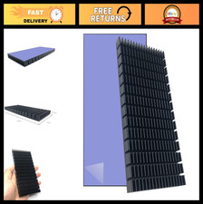 2Pcs Aluminum Heat Sink 5.9"x2.91"x0.39" Cooling Fins for PCB LED Motherboard, A