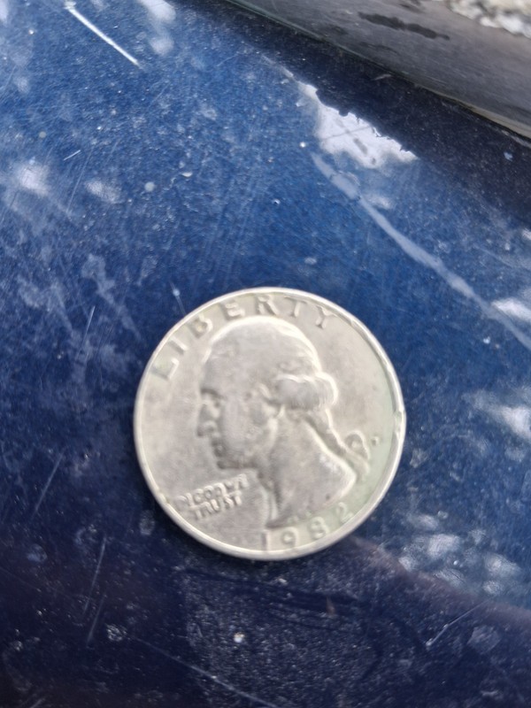 1982 quarter errors and filled in mint mark cerculated