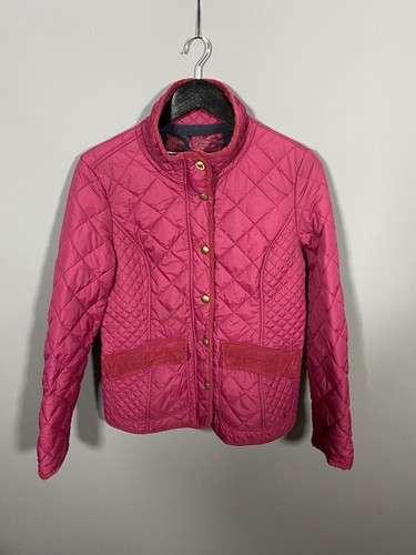 JOULES MOREDALE QUILTED Coat - Size UK12 - Pink - Great Condition - Women’s