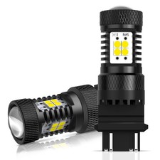 AUXITO Backup Reverse Tail Brake DRL Light LED Bulbs 3157 3457 4157 White EXXI