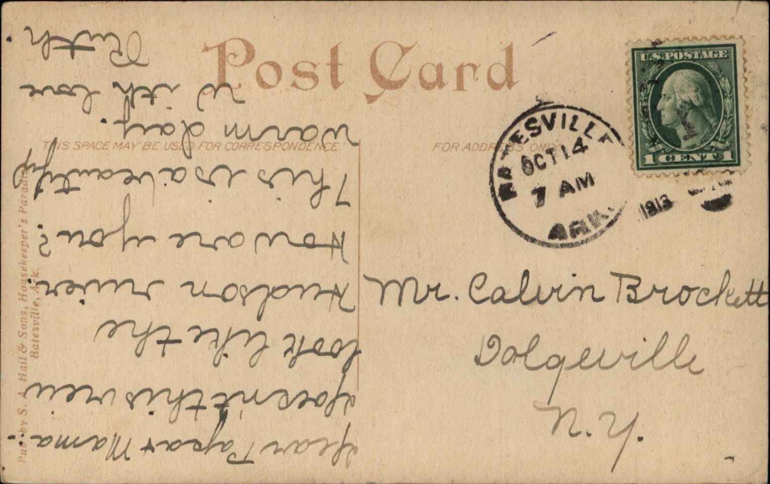 City Rock White River Batesville Arkansas vintage postcard z211