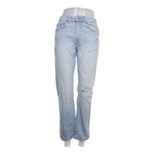 H&M, Jeans, Größe: 38, Blau, Baumwolle/Elasthan, Einfarbig, Denim, Damen #bT5