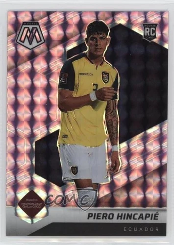 2021 Mosaic FIFA Road to World Cup Purple Prizm /49 Piero Hincapie #77 Rookie RC