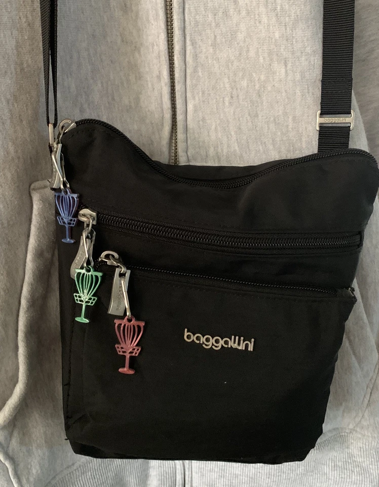 Paquete de 4 tiradores de cremallera para canasta de golf de disco Foto 4 de 4