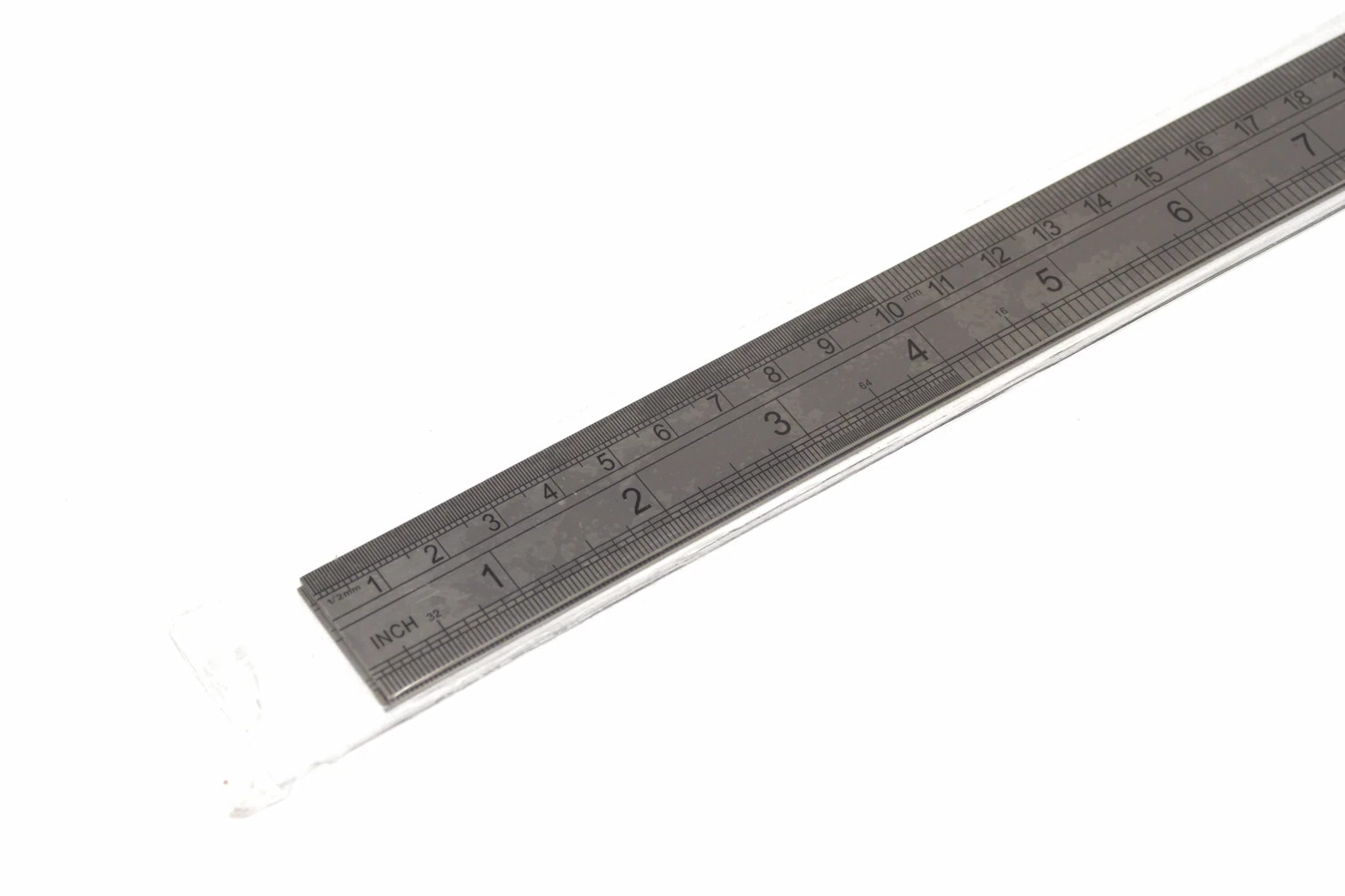 Fisher 12" Stainless Steel Ruler Straight Edge Metric & Imperial Scale New Tool