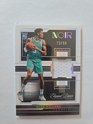 NBA Jersey - Mark Williams Rookie Jersey #'d /99. Panini Noir.
