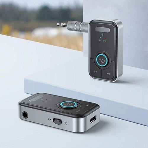Bluetooth 5.3 Transmitter Receiver Wireless Audio 3.5mm D3P7 B1X0 Jack Aux Y0X4