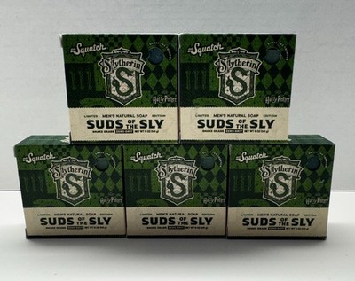 Dr Squatch Harry Potter Slytherin House Suds Of The Sly 5 oz Bar Soap 5 pack