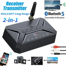 Long Range Bluetooth Transmitter Receiver For TV Home Car Stereo Audio Adapter