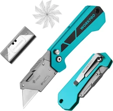 Box Cutter, Utility Knife Quick Change Blade Razor Knife, Folding Pocket Knife w