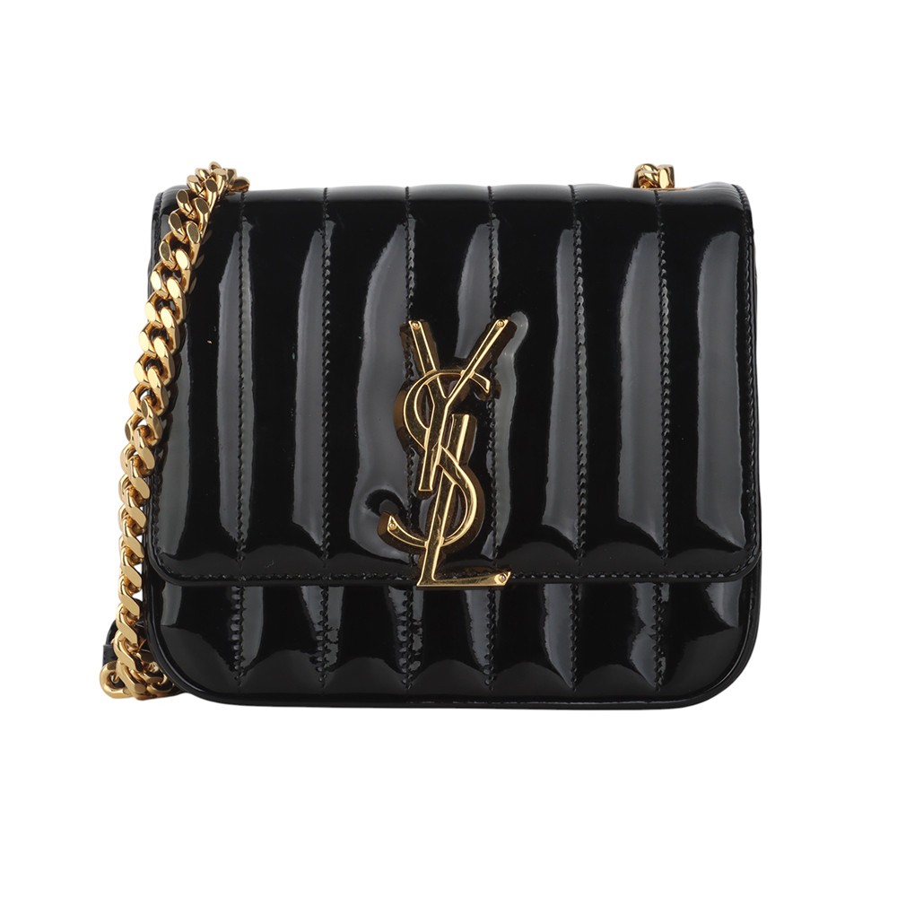 Borsa Saint Laurent Matelassé Patent Vicky piccola 538439 7 138921734