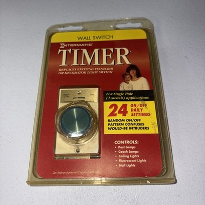 Intermatic Programmable Electronic Wall Switch Security Timer Model EJ341C NEW