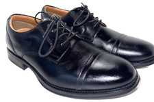 George Men's Branford Casual Dress Oxfords Size 9.5W Men Black NEW