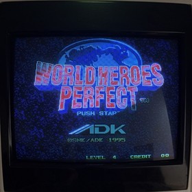 Neo Geo MVS  WORLD HEROES PERFECT SNK game ORIGINAL Cartridge NeoGeo