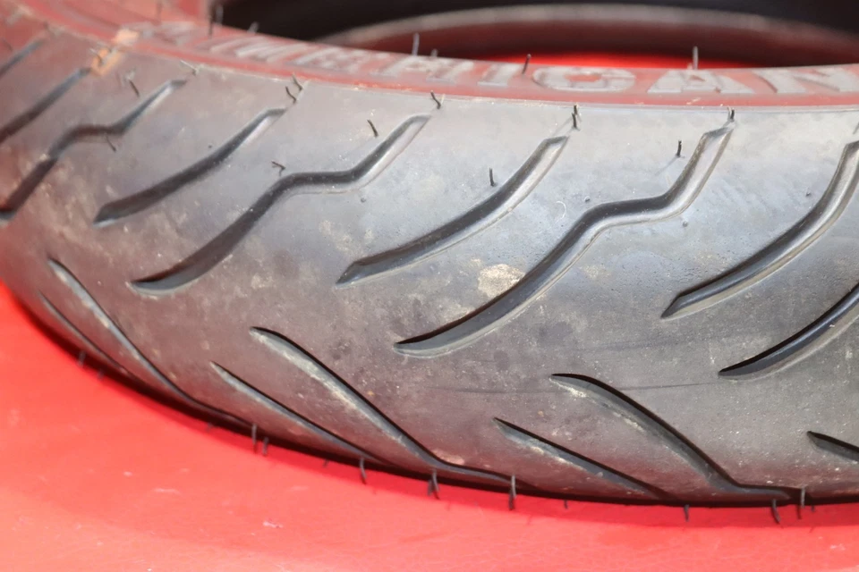 2000 HARLEY-DAVIDSON NIGHT TRAIN FXSTB FRONT REAR TIRE SET DUNLOP AMERICAN 21 16 Foto 4 de 4