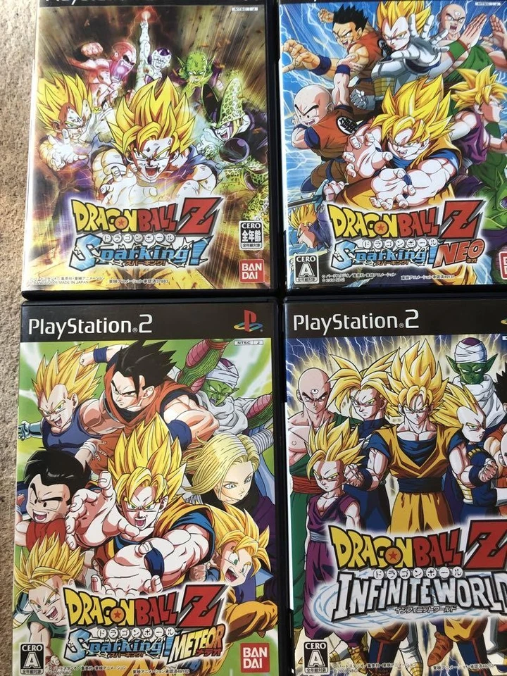 DRAGONBALL Z Z2 Z3 Cho DB Infinite World Sparking NEO METEOR 8set PS2 DBZ Japan - Image 4 of 4