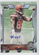 2015 Topps Rookie Variation Auto Vince Mayle #474 Auto 0h1