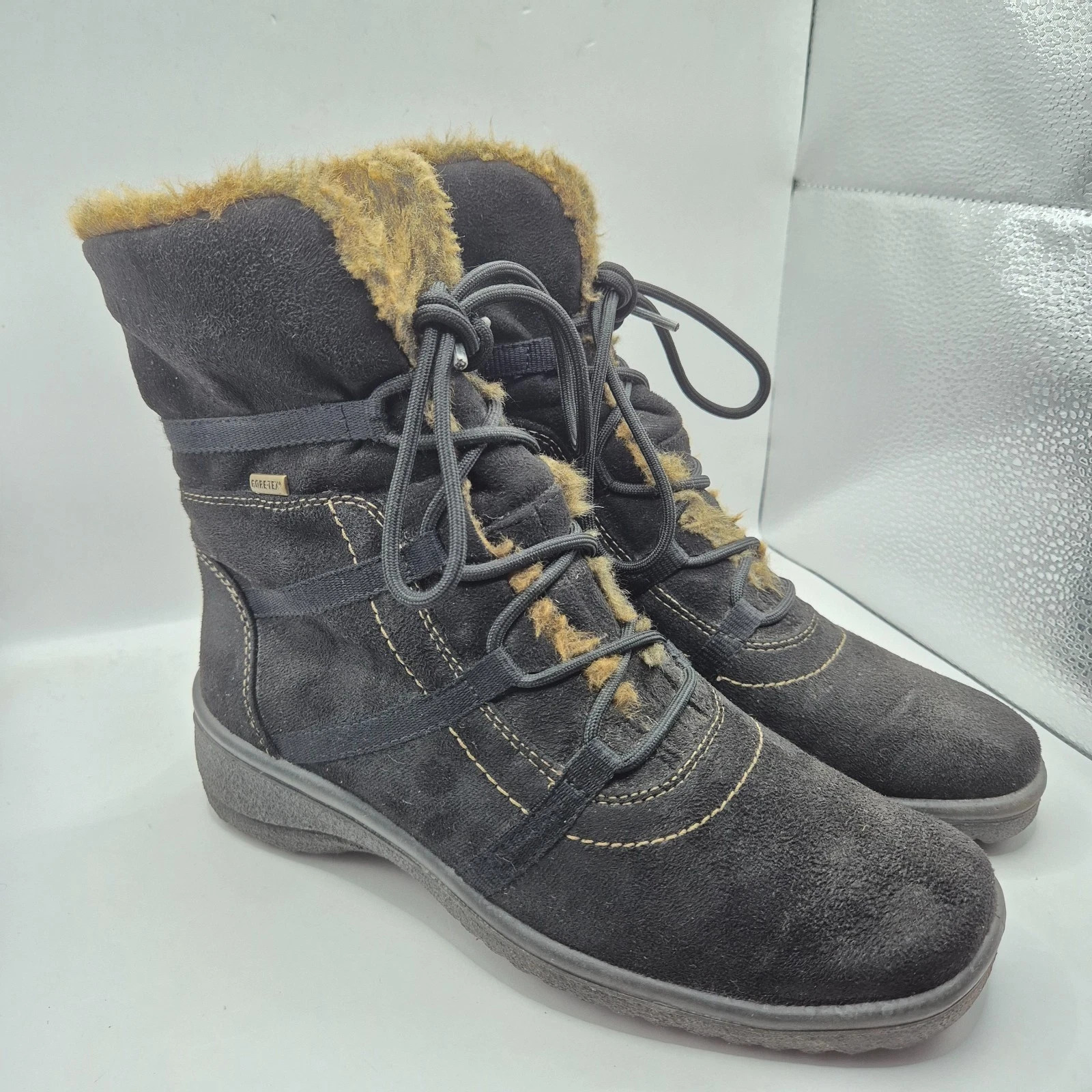 Botas Ara Gore-Tex para mujer UK 4 forradas de piel impermeables al aire libre
