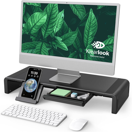Monitor Stand Riser, Klearlook Foldable Computer Monitor Riser,Height Adjustable - 第 1/12 張圖片
