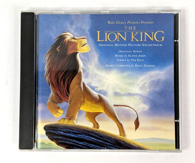 Disney's The Lion King Original Motion Picture Soundtrack (CD, 1994) Record Club