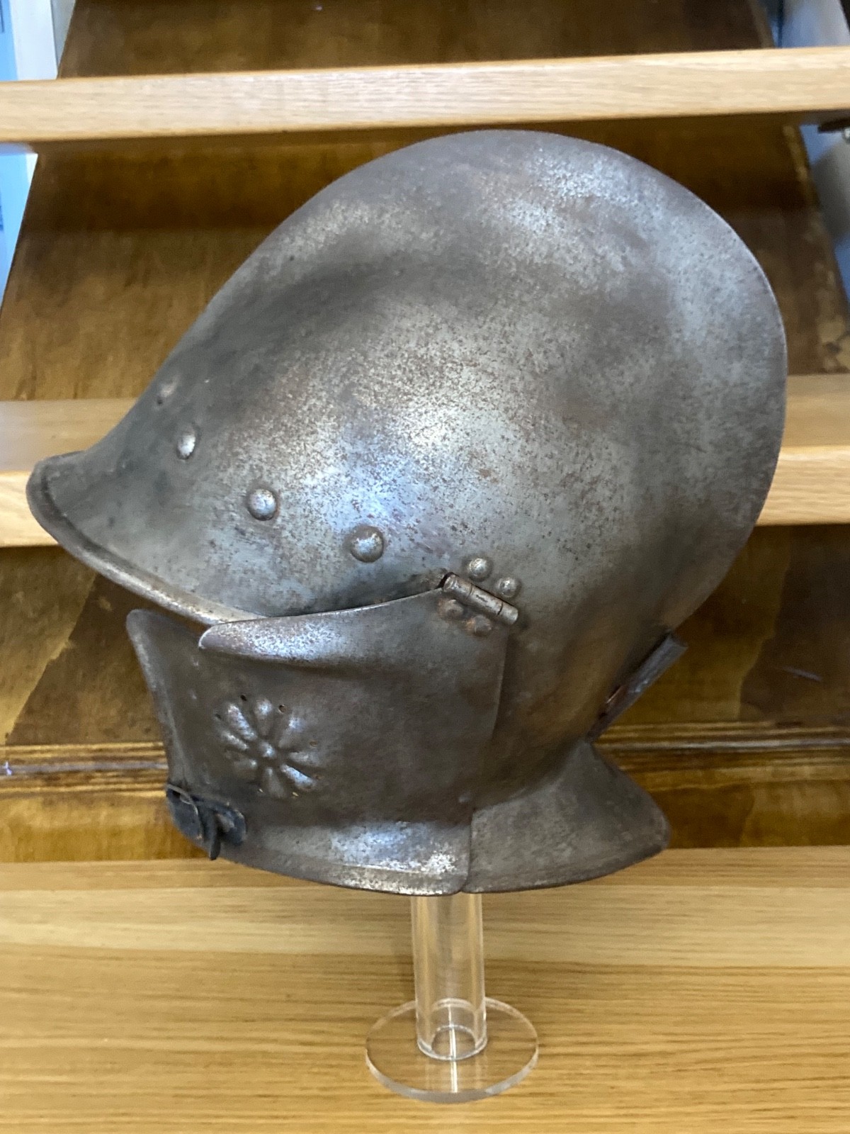 antique renaissance burgonet helmet XVII and later armor armour