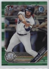 2019 Bowman Draft Chrome Green Refractor 26/99 Thomas Dillard #BDC-32 7eo