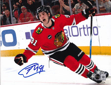 FRANK NAZAR signed (CHICAGO BLACKHAWKS) Hockey 8X10 photo BECKETT BY085792