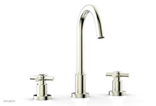Phylrich Asteri AST134/015 Widespread Faucet Satin Nickel Cross Handles