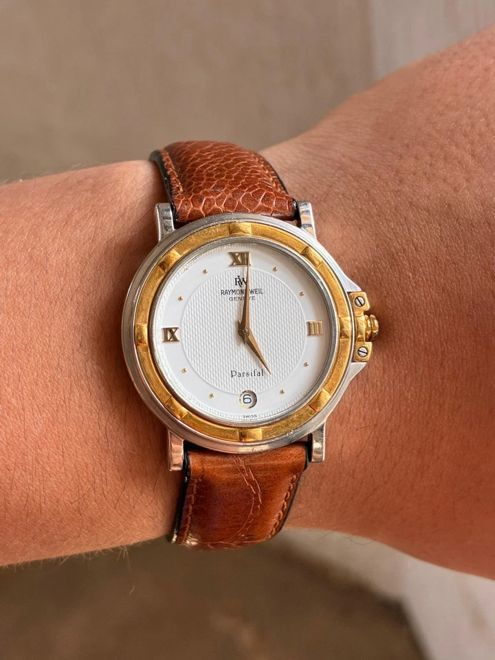 Raimond Weil 9189 Parsifal 18K золото BESEL 34 мм Geneve кожи - Изображение 3 из 4