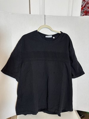 Sergio Tacchini Men's Black 100% Cotton T-Shirt 4XL w/logo
