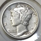 1925-P Mercury Dime - XF - Better Date, Great Detail! - 90% Silver