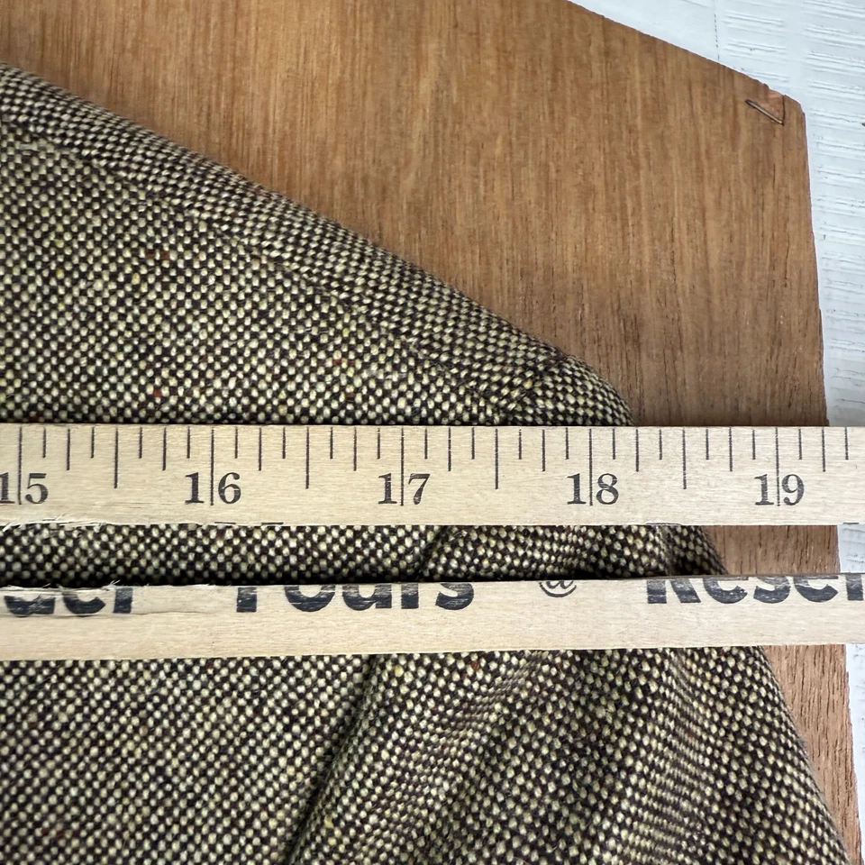 Blazer Loro Piana Para Hombres 48S Marrón 3 Botones 100% Cachemira Arnold Brant Tweed Bonito Foto 4 de 4