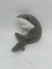 Wild Republic Great White SHARK Plush Gray Stuffed Animal 10"