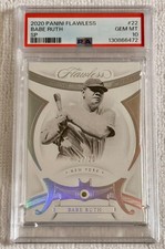 2020 PANINI FLAWLESS /20 BABE RUTH SP #22 PSA 10