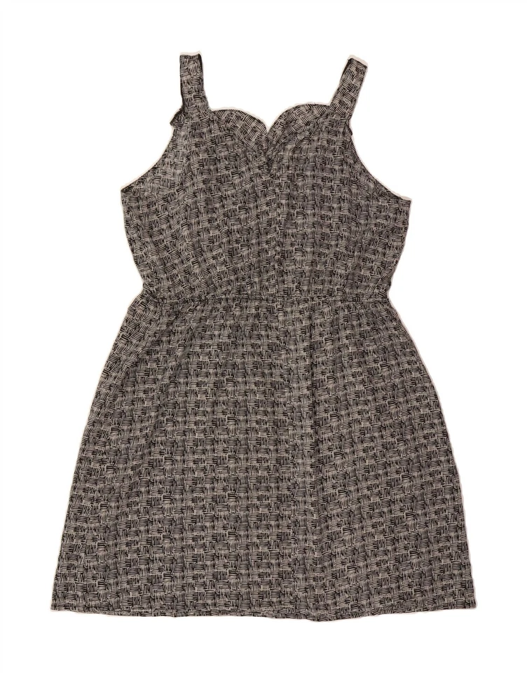 Vestido vaina sin mangas para mujer MOSSIMO UK 20 2XL gris geométrico CS06 Foto 2 de 3