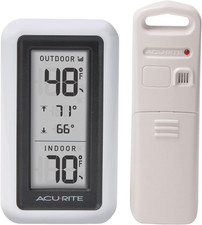 Digital Thermometer with Indoor, Outdoor Temperature and Daily High and Lows 00