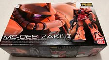 BANDAI RG Gundam 1/144 MS-06S Char's ZAKU II Colored Plastic Model Kit