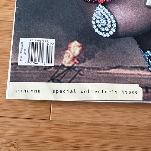 W magazine 2016 September RIHANNA Special Collectors Issue NO LABEL Fashion - Picture 2 of 3