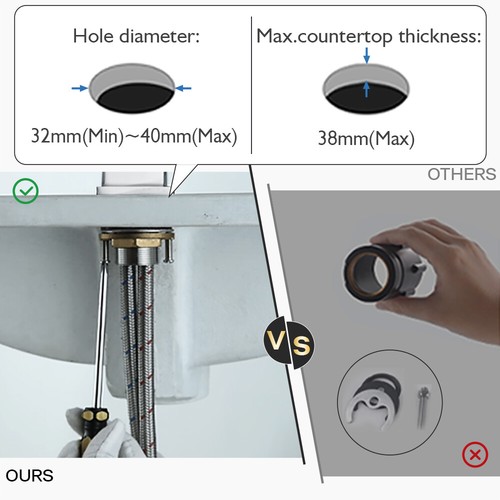 Decaura Mixer Tap Brass Bathroom Basin Vanity Faucet Single Handle Tapware WELS - Picture 67 of 110