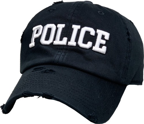 Gorra de béisbol de la policía de colección angustiada sombrero de papá FBI CIA policía departamento de bomberos - Imagen 17 de 109