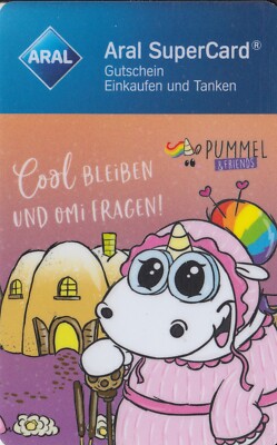 Aral SuperCard  -  Pummel Einhorn     (CT GE018C)     Cool bleiben