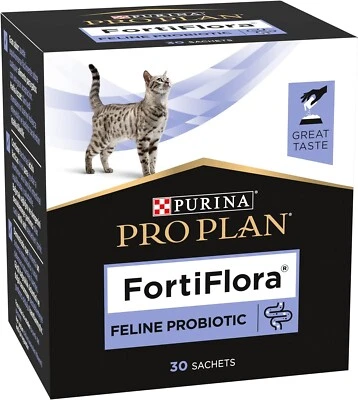 SIN MARCA/GENÉRICO Purina Plan Veterinary Diet Suplemento Alimentario para Gatos fortiflora - 30 gr